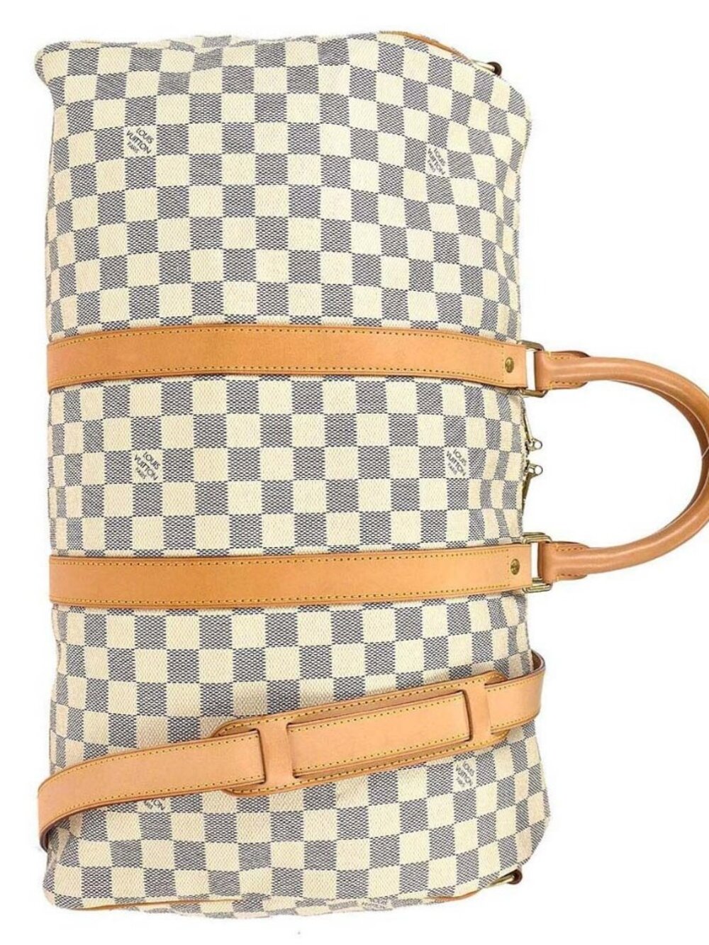Louis Vuitton Damier Azur Keepall Bandouliere